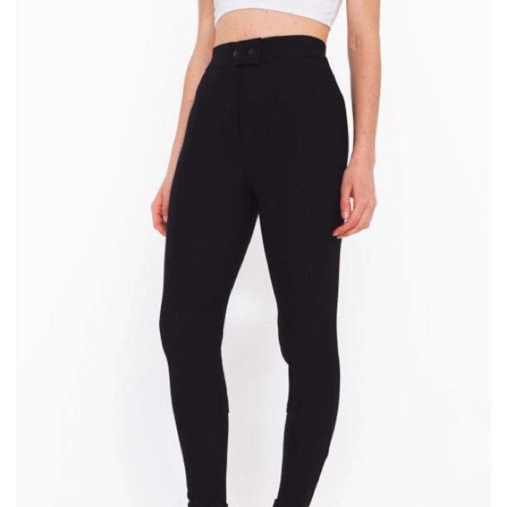American apparel black Riding Pants